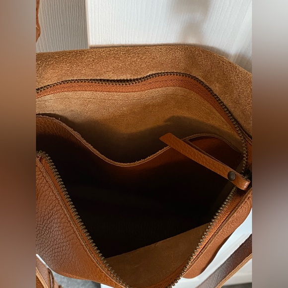 Genuine italian leather crossbody messenger - Picture 11 of 15